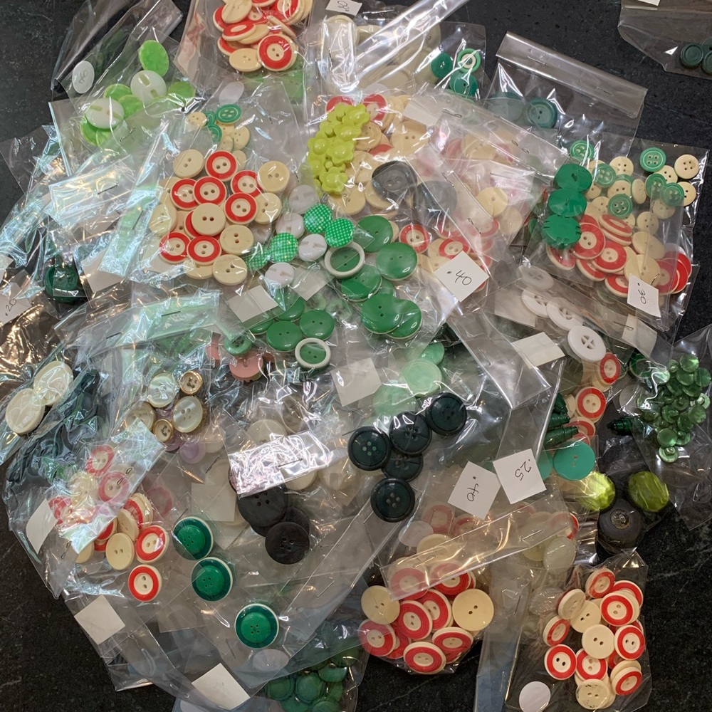BUTTON COLLECTION | Large Button Collection | Vintage & Current